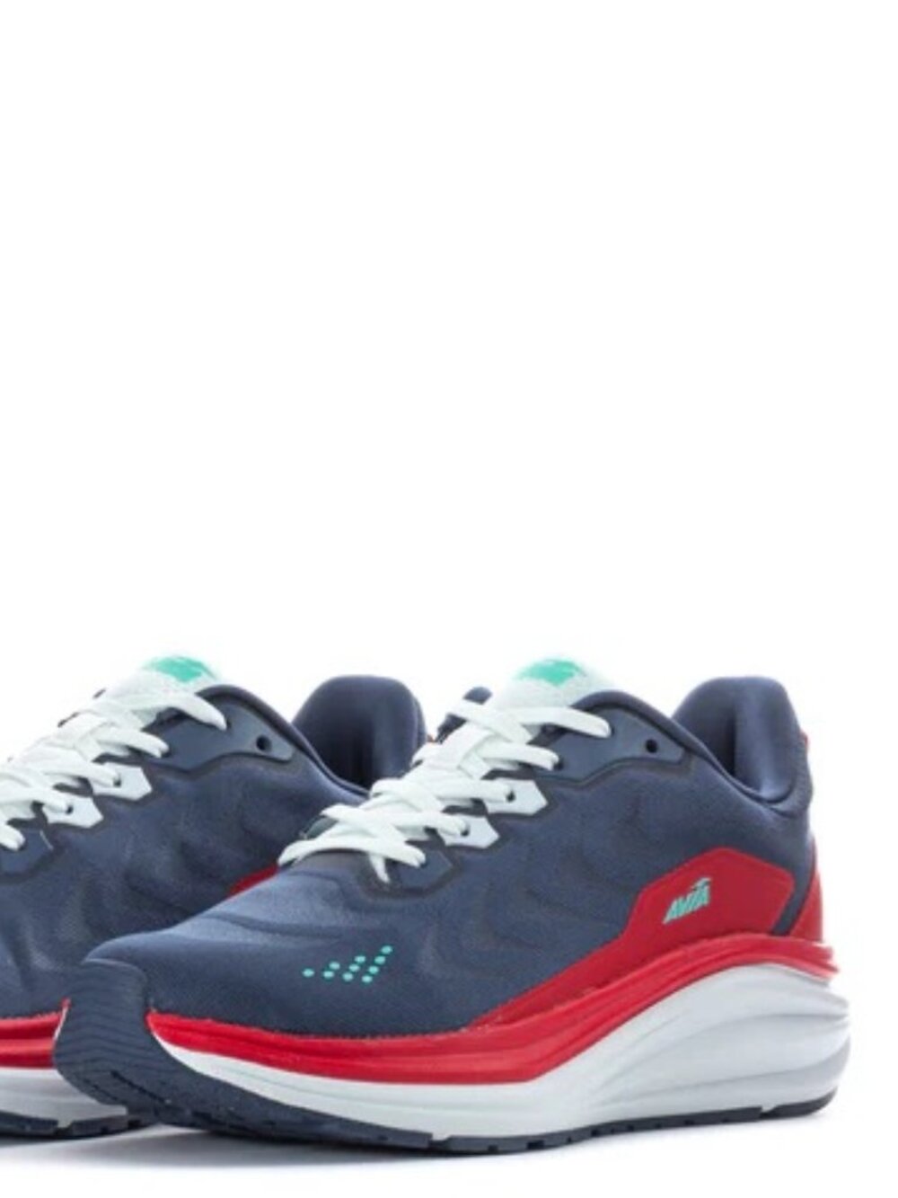 Avia Avi-Move Men's Size 11 Sneakers Blue Red Memory Foam Running Shoes